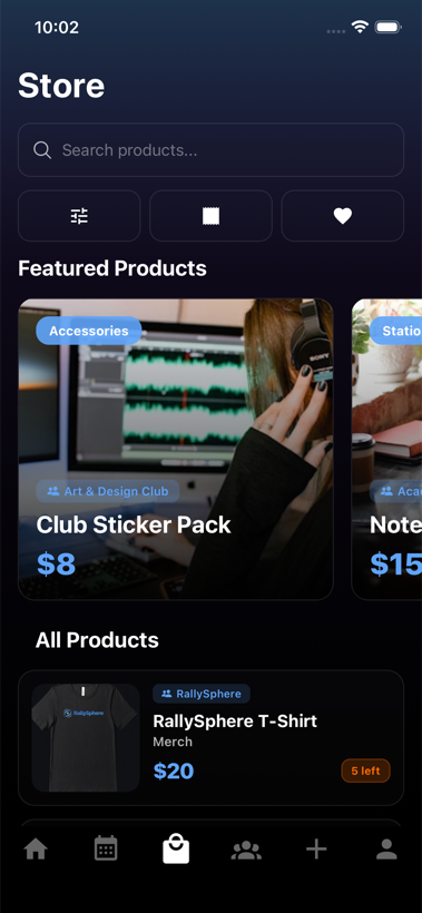 App screen